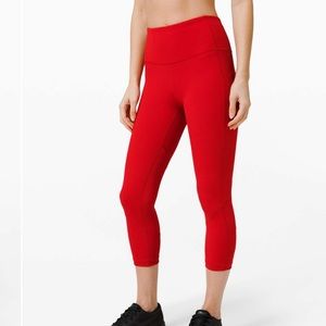 Lululemon Leggings Size 10 Red